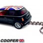 í ¼í¾í ½íº¦ í ¼í¶ RARE KEY CHAIN BLACK NEW MINI COOPER UK UNION JACK FLAG í ½í²GREAT GIFTí ½í²