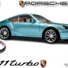 ������������������ RARE KEYCHAIN BLUE PORSCHE 911 TURBO/S 996 CUSTOM Ltd Ed.������GREAT GIFT������