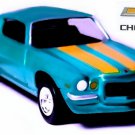 ������������������������ ������������RARE KEYCHAIN GREEN 1970½ to 1981 CHEVY CAMARO ❤️GREAT GIF