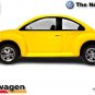 RARE KEYCHAIN YELLOW VW NEW BEETLE GREAT GIFT