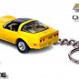 í ¼í¾í ½íº¦í ¼í¶ RARE KEY CHAIN 1980~82 YELLOW CHEVY CORVETTE C3 T-TOPS L82í ½í²NICE GIFTí ½í²