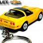 í ¼í¾í ½íº¦í ¼í¶ RARE KEY CHAIN 1980~82 YELLOW CHEVY CORVETTE C3 T-TOPS L82í ½í²NICE GIFTí ½í²