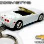 í ¼í¾í ½íº¦í ¼í¶ RARE KEYCHAIN 1997~05 WHITE CHEVY CORVETTE C5 CONVERTIBLE í ½í²NICE GIFTí ½í²