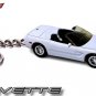 í ¼í¾í ½íº¦í ¼í¶ RARE KEYCHAIN 1997~05 WHITE CHEVY CORVETTE C5 CONVERTIBLE í ½í²NICE GIFTí ½í²