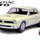 ������ ������ ������ RARE KEYCHAIN 65~66~67 WHITE PONTIAC GTO CUSTOM Ltd Ed.������GREAT GIFT������
