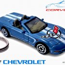 ������������ULTRA RARE KEYCHAIN 98~05 BLUE CHEVY CORVETTE C5 CONVERTIBLE������GREAT GIFT������������