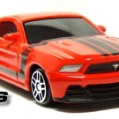 ������������������ RARE KEYCHAIN ORANGE RED BLACK FORD MUSTANG BOSS Ltd Ed.������GREAT GIFT���������