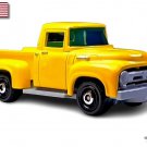 ������������������ HTF KEYCHAIN 1956 YELLOW FORD F100 PICKUP CUSTOM Ltd Ed .������GREAT GIFT������