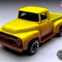í ¼í¾í ½íº¦í ¼í¶ HTF RARE KEYCHAIN 1953~1956 YELLOW FORD F100 PICKUP TRUCK í ½í²NICE GIFTí ½í²