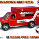 ������������ ������ *️⃣ HTF KEYCHAIN RED AMBULANCE EMS/EMT PARAMEDIC RESCUE ������GREAT GIFT���