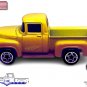 í ¼í¾í ½íº¦í ¼í¶ VERY RARE KEYCHAIN 1953~1956 YELLOW FORD F100 PICKUP TRUCKí ½í²NICE GIFTí ½í²
