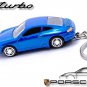 í ¼í¾í ½íº¦í ¼í¶ RARE KEYCHAIN BLUE PORSCHE 911 TURBO S/4S/GT 996 CARRERA í ½í²GREAT GIFTí ½í²