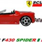 í ¼í¾í ½íº¦í ¼í¶ VERY RARE KEYCHAIN RED FERRARI F430 SPIDER CUSTOM Ltd Ed. í ½í²NICE GIFTí ½í²