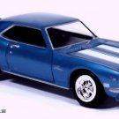 ������������������RARE������KEYCHAIN 67~68~69 BLUE CHEVY CAMARO SS CUSTOM Ltd.❤️GREAT GIFT❤️