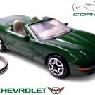 ������������HTF RARE KEYCHAIN GREEN CHEVY CORVETTE C5 CONVERTIBLE CUSTOM������GREAT GIFT������������