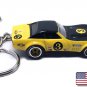 í ¼í¾í ½íº¦í ¼í¶ RARE KEY CHAIN 69/70 YELLOW BLACK CHEVY COPO CORVETTE C3 í ½í²GREAT GIFTí ½í²