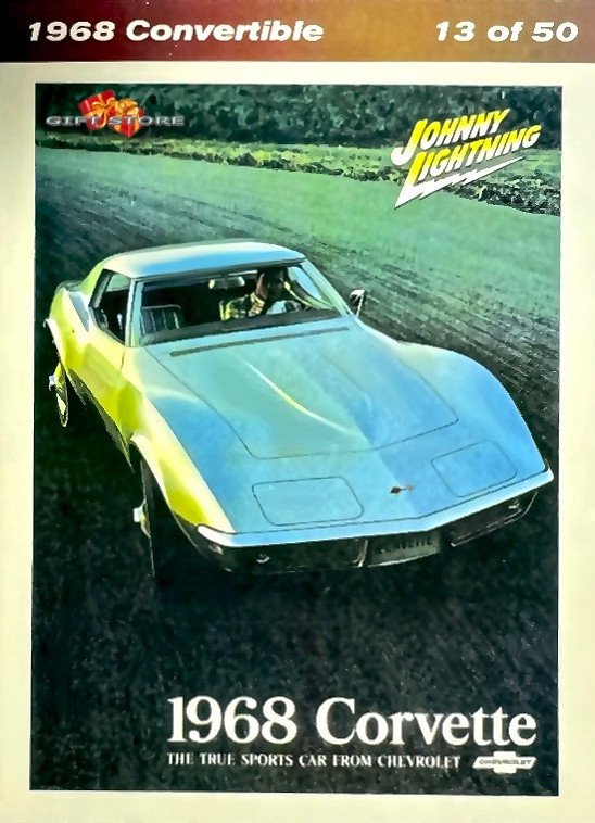 &iacute;&nbsp;&frac14;&iacute;&frac34;�&iacute;&nbsp;&frac14;&iacute;&frac34;�&iacute;&nbsp;&frac14;&iacute;&frac34;�&iacute;&nbsp;&frac14;&iacute;&para;� HTF TRADING CARD SILVER 1968  CHEVY CORVETTE C3 COUPE &iacute;&nbsp;&frac12;&iacute;&sup2;�NICE GIFT&iacute;&nbsp;&frac12;&iacute;&sup2;�