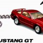 í ¼í¾í ¼í¶í ½íº¦HTF RARE KEYCHAIN DARK RED FORD MUSTANG GT CUSTOM Ltd Ed. í ½í²GREAT GIFTí ½í²