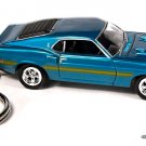 ������������������VERY RARE KEYCHAIN BLUE TURQUOISE 69 MUSTANG SHELBY GT350 ❤️GREAT GIFT❤️