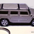 ������������RARE KEYCHAIN SILVER GREY HUMMER H2 ������CUSTOM Ltd Ed ❤️GREAT For GIFT❤️������