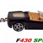 í ¼í¾í ½íº¦í ¼í¶ HTF RARE KEYCHAIN BLACK FERRARI F430 SPIDER CUSTOM Ltd Ed.í ½í²NICE GIFTí ½í²