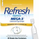 Refresh Optive Mega-3 Lubricant Eye Drops For Dry Eyes, Preservative-Free, 0.01 Fl Oz
