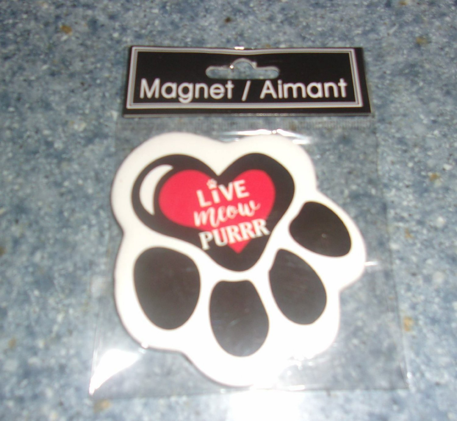 hjerne opskrift flyde over Brand New Ceramic Cat Paw Design Live Meow Purr Magnet For Dog Rescue  Charity