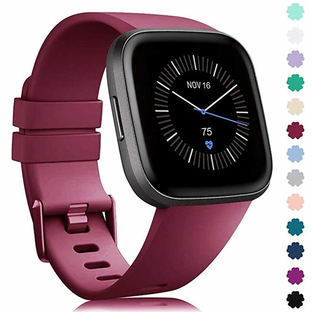 Replacement Band For Original Fitbit Versa/Versa 2 Soft Silicone ...