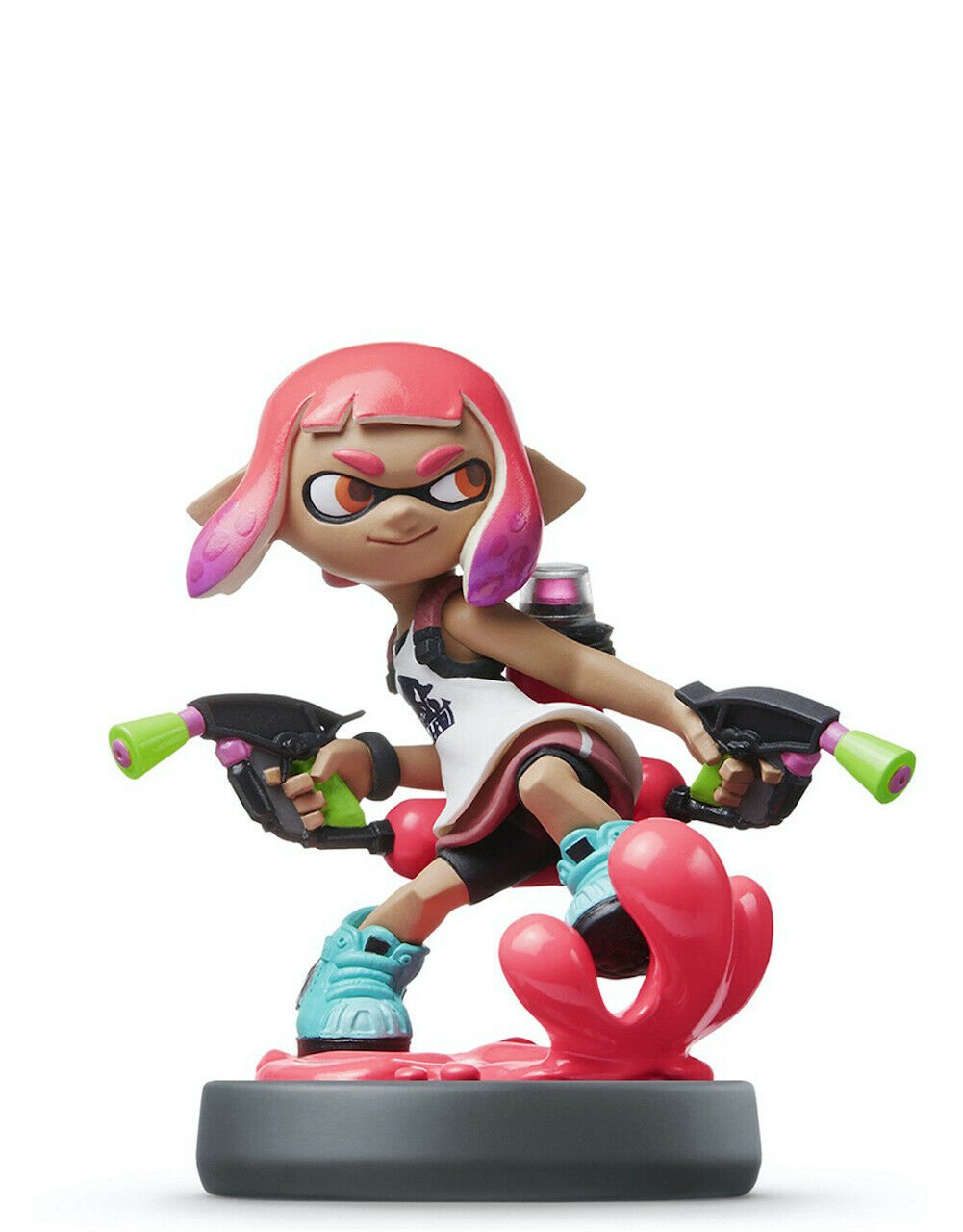 Splatoon 2 Inkling Girl Neon Pink Fille Rose Amiibo Nintendo 3ds Wii Wiiu Switch