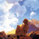 Morning (Spring) - 12x18 Art Poster by Maxfield Parrish