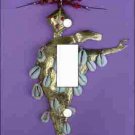 Akosua Gold Pin Switch Plate (African American Single Switch Plate)