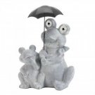 Frogs Under Umbrella Solar Decoration X662-10019103