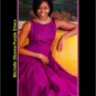 Michelle Obama Refrigerator Magnet-Purple Dress (African American Magnet)