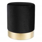 Black Velvet Stool X662-10019045