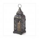 Moroccan Tower Candle Lantern X662-13176
