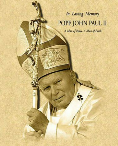 Pope John Paul II Parchment2