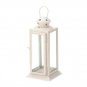 White Colonial Rectangle Lantern X662-10015419