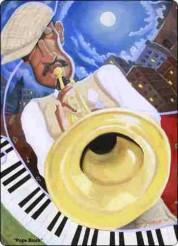 Pops Block Cutting Board-Trivet (African American Cutting Board)