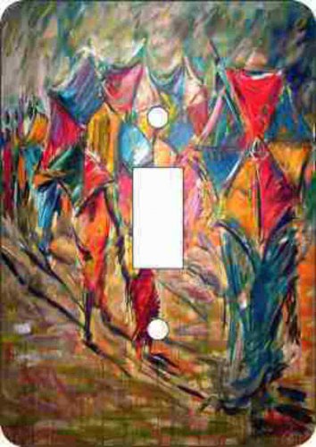 Festival Switch Plate (African American Single Switch Plate)