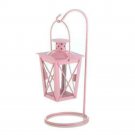 Pink Iron Railroad Hanging Lantern Pair X662-10017409