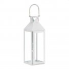 White Manhatten Candle Lantern X662-10015429