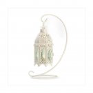 White Fancy Lantern W/stand X662-37439