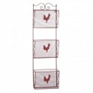 Red Rooster Triple Basket Organizer X662-10019104