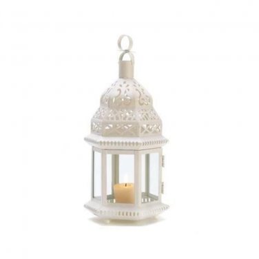 White Moroccan Lantern X662-D1064