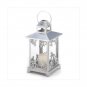 Silver Scrollwork Candle Lantern X662-39891