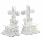 Fleur-de-lis Bookends X662-10018862