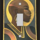 Bald Woman Switch Plate (African American Single Switch Plate)