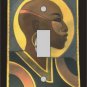 Bald Woman Switch Plate (African American Single Switch Plate)