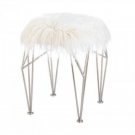 Fur Stool With Prism Legs X662-10019064