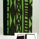 Mudcloth-Lime Padfolio Notebook